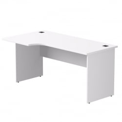 Стол эргономичный с опорами ЛДСП Everprof EVO 254S014 (левый) Белый