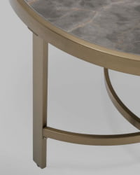 Журнальный столик Адриана 80*80 см серая керамика