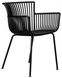 Стул обеденный ДОБРИН РОСС (черный (Б-03) без подушки) 4 шт / DOBRIN ROSS (B-03)
