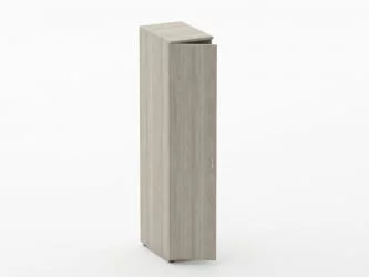 Шкаф для одежды узкий Twin 16.17.30Л Дуб Сантана светлый