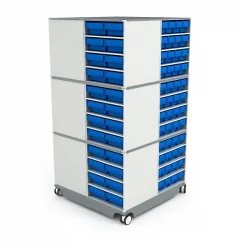 Поворотная кассетница КП-03 синий