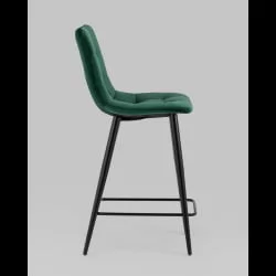 Стул полубарный Джанго велюр Зеленый