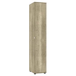 Шкаф распашный Алиса(H2)2230х400х540сторцевойручкой(ДКМ)