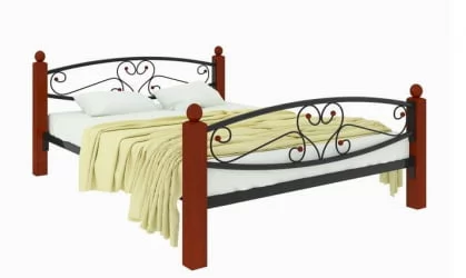 Кровать Каролина Lux plus 1600х2000 Синяя