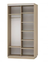 Шкаф-купе двухдверный Экспресс Дуо 1200х2200h Лондон/Ясень шимо светлый