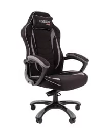 Кресло геймерское CHAIRMAN GAME 28 Серый-черный