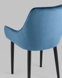 Стул Джоан велюр Пыльно-синий