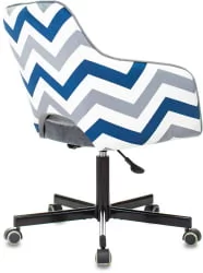 Кресло для оператора Бюрократ CH-380M Серая жемчужина зигзаг