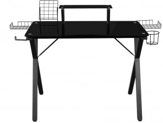 Компьютерный стол с надстройкой GD-06 Black (черный)
