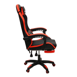 Кресло 892-1 цвет черный/красный с массажем 892-1-black-red-mass