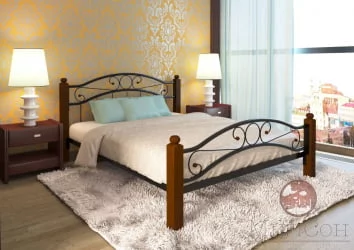 Кровать Надежда Lux plus 1800х1900 Черная