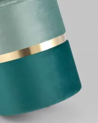 Банкетка Кэрри с ящиком велюр Бирюзовый