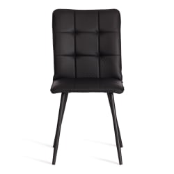 Металлический стул Bari LT, экокожа, черная, 41х55х89 см