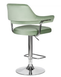 Стул барный ДОБРИН CХАРЛЙ (пудрово-мятный велюр (МДЖ9-87)) 2 шт / DOBRIN CHARLY (MJ9-87))