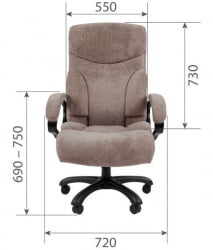 Офисное кресло CХАИРМАН ДОМ (Хоме) 401 Темно-бежевый / CHAIRMAN (Home)