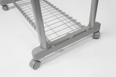 Вешалка с обувницей CH-4375 85-145x44x102-170 см, серый/хром