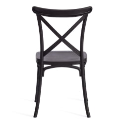 Дизайнерский стул CROSS (mod. PL24) пластик, 48 х 58 х 89 см, Black (черный) 05