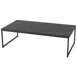 Стол в гостиную Инсайд Черный мрамор / Черный