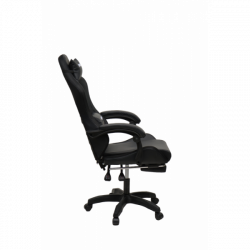 Кресло 1209 KINGQUEEN, цвет черный с подсветкой, 1209-black-mass-led