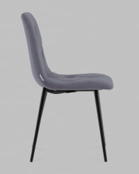 Стул Одди Diamond С велюр серый