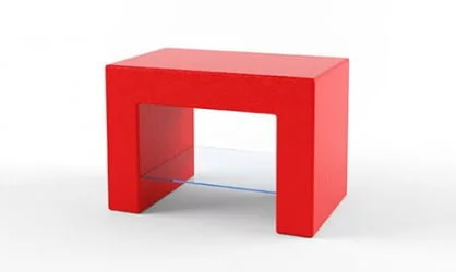 Банкетка Конкорд Красный