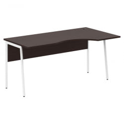 Стол эргономичный правый ИМАГО Плус СА-1П(Пр) Венге Магия Белый / IMAGO Plus СА-1P(Пр)