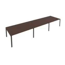 Переговорный стол (3 столешницы) Метал Сйстем Б.ПРГ-3.4 Венге/Антрацит / Metal System