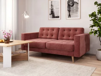 Диван Торн Темно-розовый