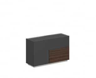 Шкаф Oliver OL-20-14.OS.OS.DT.R Оникс серый-дуб табак