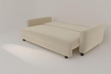 Диван прямой Сундсен (Berhouse) Цвет фасада: Серый велюр; Тип: Прямой; Материал фасада: Металл/Велюр