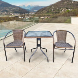 Комплект мебели Асоль LRC-02/LRT03-60x60 Light Brown (2+1)