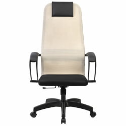 Кресло руководителя BRABIX PREMIUM Ultimate EX-800 пластик Бежевое