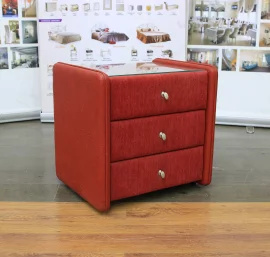 Тумбочка Лора 3 Красная