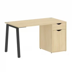 Стол письменный HOME OFFICE VR.SP-3-138.1.A Акация Лорка/Антрацит металл