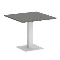 Стол журнальный квадратный ХОМЕ ОФФИCЕ ВР.СП-5-90.2 Металлик/Белый металл / HOME OFFICE VR.SP-5-90.2