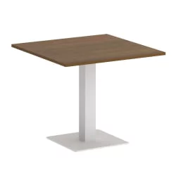 Стол журнальный квадратный HOME OFFICE VR.SP-5-90.2 Орех Гварнери/Белый металл