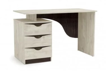 Письменный стол Лючия 33.23 Бетон пайн белый Венге