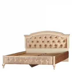 Кровать 1800 с мягким изголовьем и обивкой Марлен 490