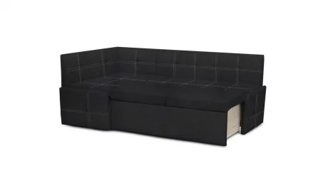 Кухонный уголок Вена иск.кожа Teos Black