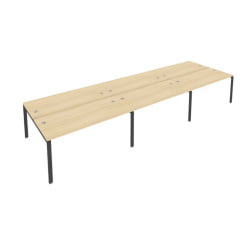 Рабочая станция на 6 раб.места Metal System Б.СМ-6.4 Акация/Антрацит