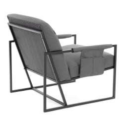 Кресло Charli LUX/Чарли Люкс К экокожа , Sharp Графит, 70х80х82 см