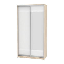 Шкаф-купе B-220х120х60-2(ДСС-Белый-D9D10)