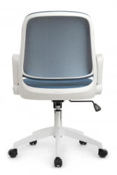 Кресло W-158 Белый Пластик/Синий