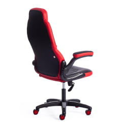 Кресло BAZUKA кож/зам, черный/красный, 36-6/36-6/06/36-161