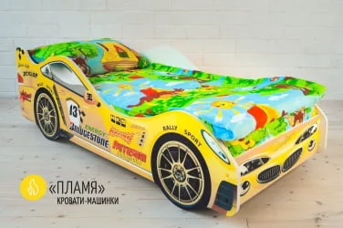 Кровать машинка Пламя