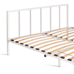 Кровать Bruno металл, 160*200 см, белый