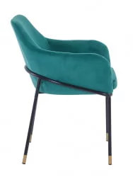 Стул Сандра велюр Изумрудный