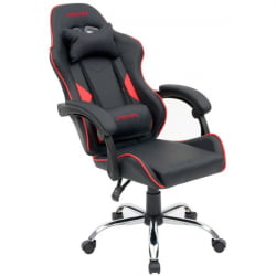 Кресло компьютерное CROMEX (КРОМЕКС) Joker GM-125 экокожа черное/красное