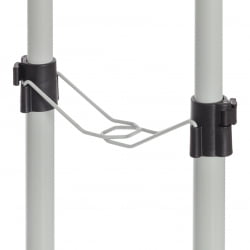 Вешалка JET металл, пластик, 86*44*166 см, черный/светло-серый/хром