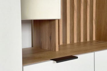 Прихожая Бери MPR-021 Дуб крафт золотой/белое дерево